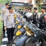 Amankan Hari Buruh, Polres Muara Enim Siapkan Perlengkapan Taktis