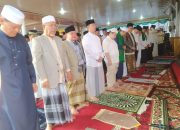 PJ Bupati OKU Bersama Forkopimda Sholat Id Di Pendopo Rumkab