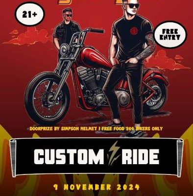 500 Custom Riders dari Yogyakarta dan Sekitarnya Siap Meriahkan “Custom In Ride”