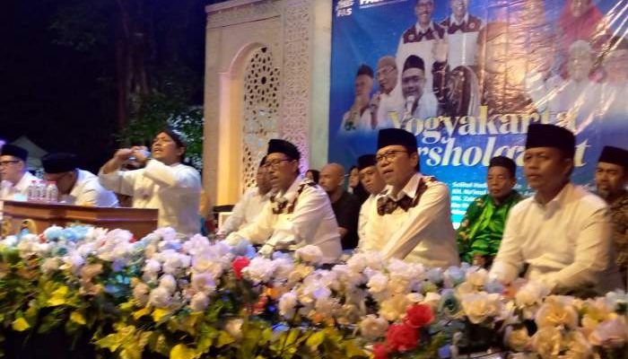 Bersama PKB, Ribuan Jamaah Bersholawat Akhiri Masa Kampanye Dalam Yogyakarta Bersholawat